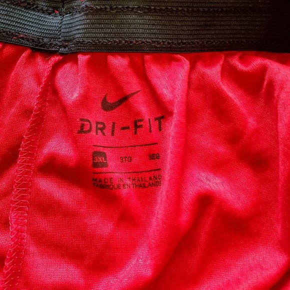 Nike Mens Red Loose Fit Dri Fit Athletic Shorts Size 3XL - Picture 2 of 5